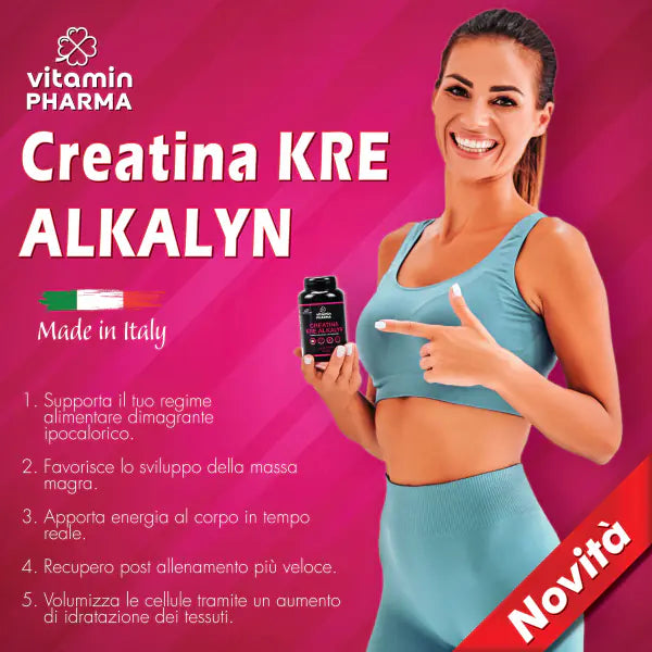 CREATINA MONOIDRATO 120 caps – KRE ALKALYN - OSTEOPHARMA™