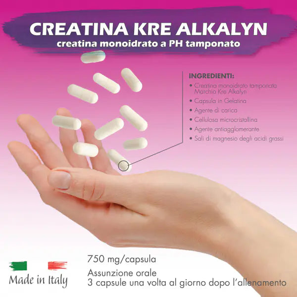 CREATINA MONOIDRATO 120 caps – KRE ALKALYN - OSTEOPHARMA™