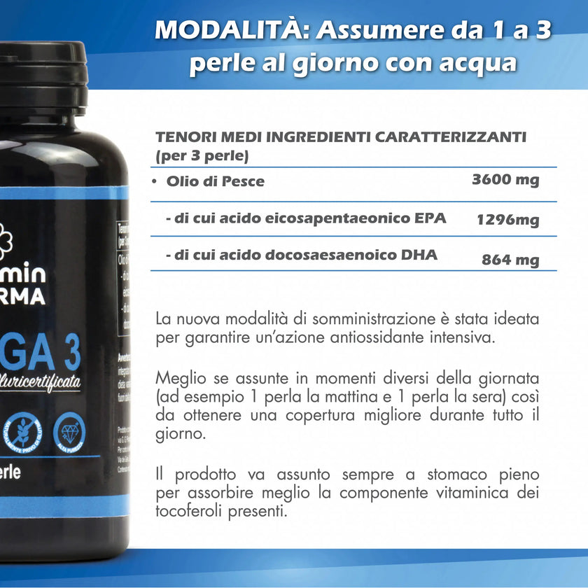 OMEGA-3 TOTAL PROTECT 5 Stars – 120 Perle - OSTEOPHARMA™