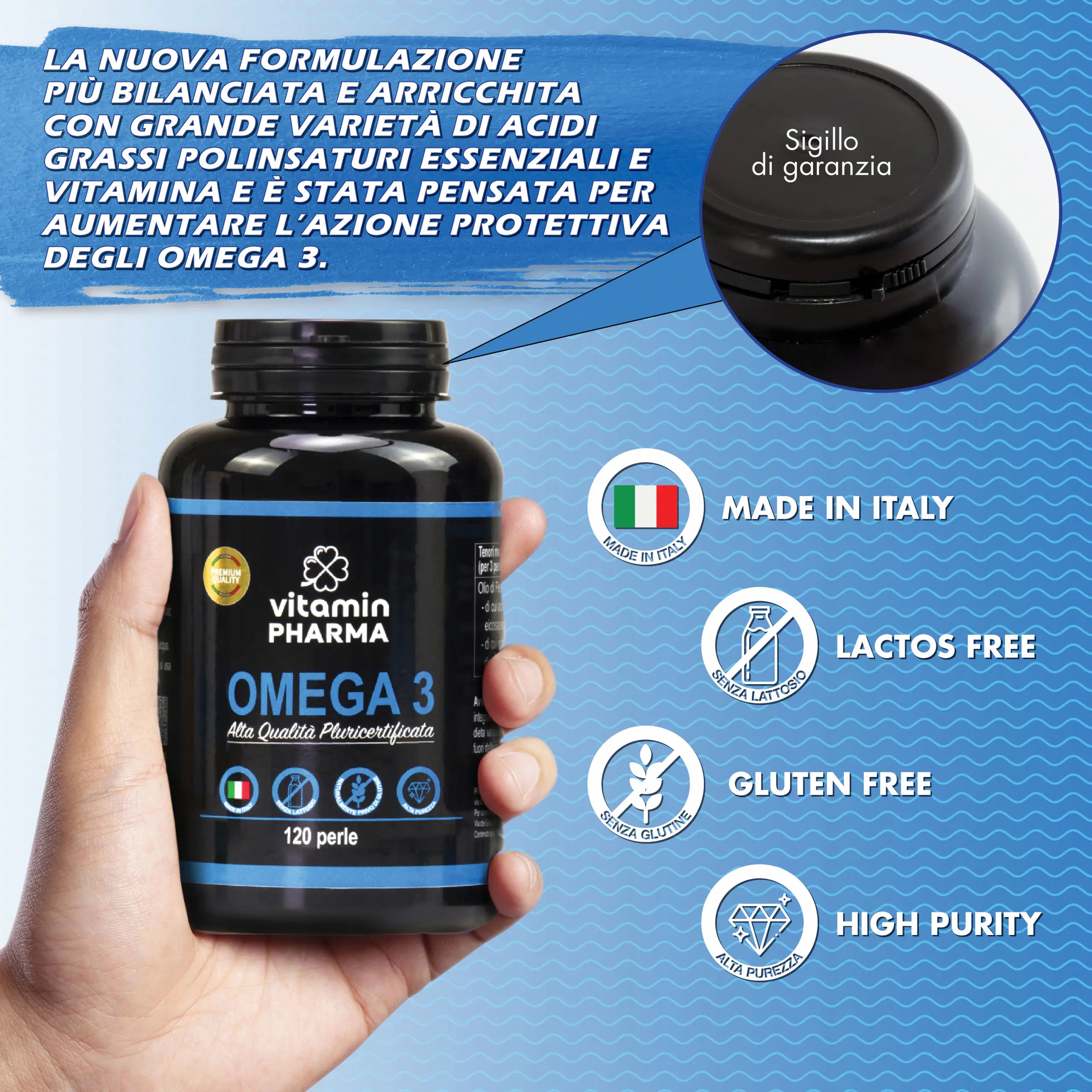 OMEGA-3 TOTAL PROTECT 5 Stars – 120 Perle - OSTEOPHARMA™