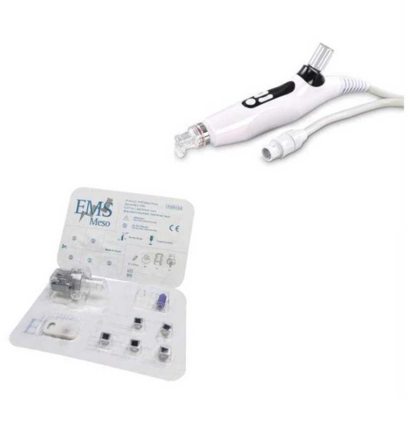 Macchina EMS RF Senza Aghi Mesoterapia con Tecnologia a Luce Acqua - Pistola Professionale per Trattamenti di Bellezza - CareMart