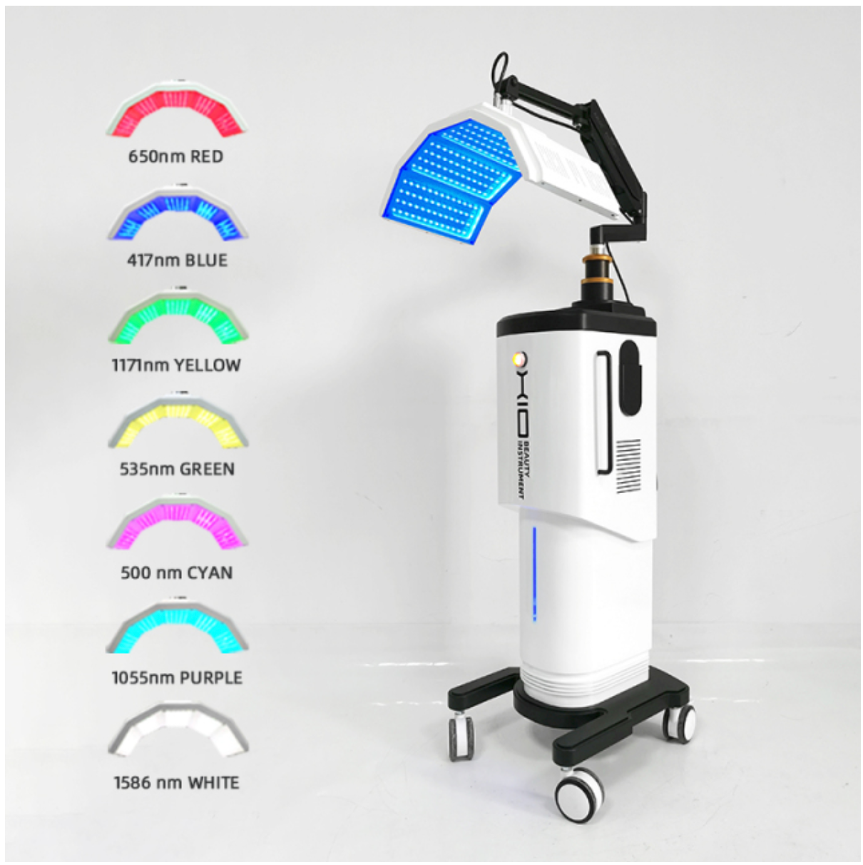 Macchina verticale per terapia della luce PDT a 7 colori per il ringiovanimento della pelle e la bellezza. - CareMart