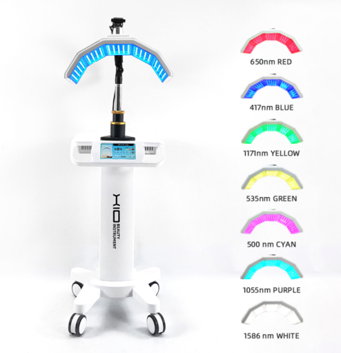 Macchina per terapia della luce PDT a 7 colori con 273 perle LED per il ringiovanimento della pelle. - CareMart