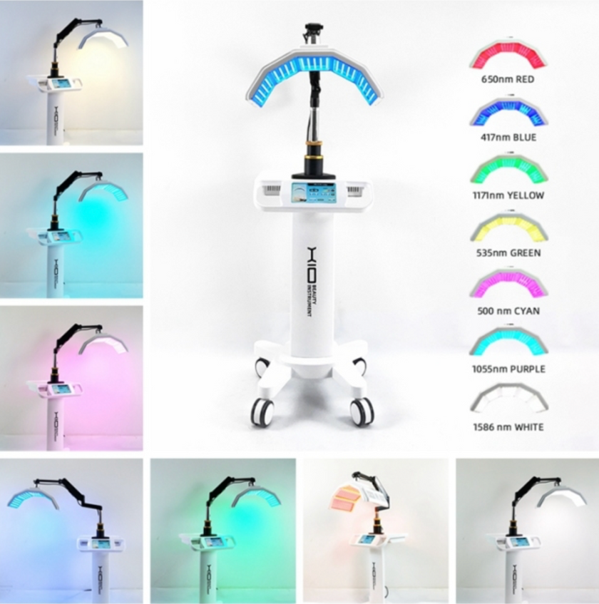 Macchina per terapia della luce PDT a 7 colori con 273 perle LED per il ringiovanimento della pelle. - CareMart
