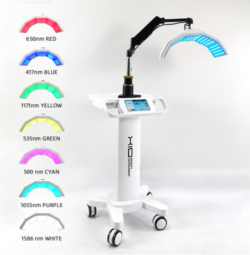 Macchina per terapia della luce PDT a 7 colori con 273 perle LED per il ringiovanimento della pelle. - CareMart