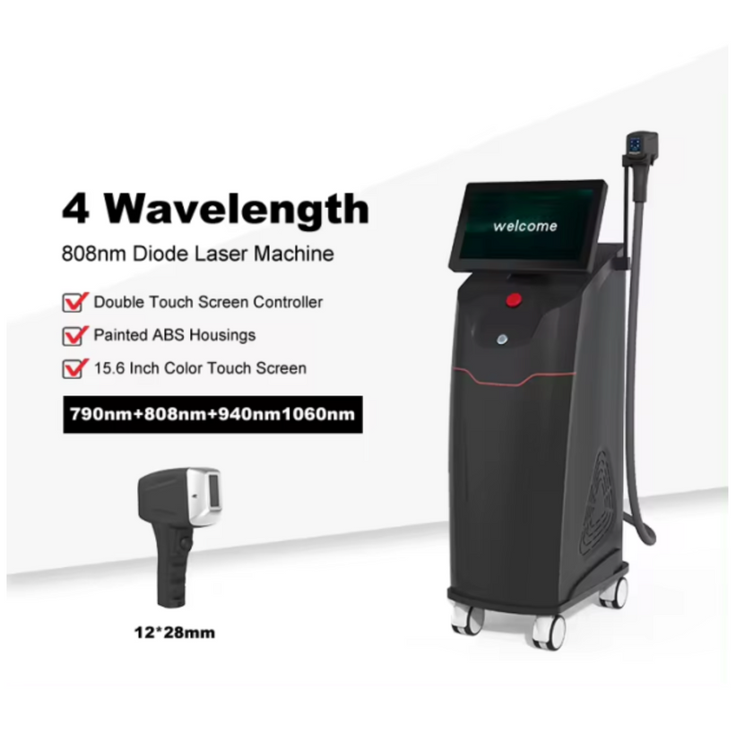 Diode Laser Hair Removal with 4 Wavelengths (790nm, 808nm, 1060nm, 940nm)
