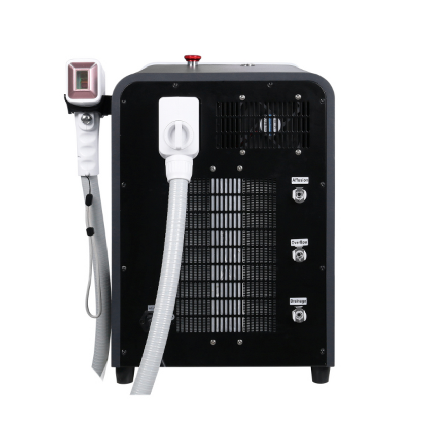 Portable hair removal machine with 3 wavelength diode laser (808nm, 790nm, 1060nm).