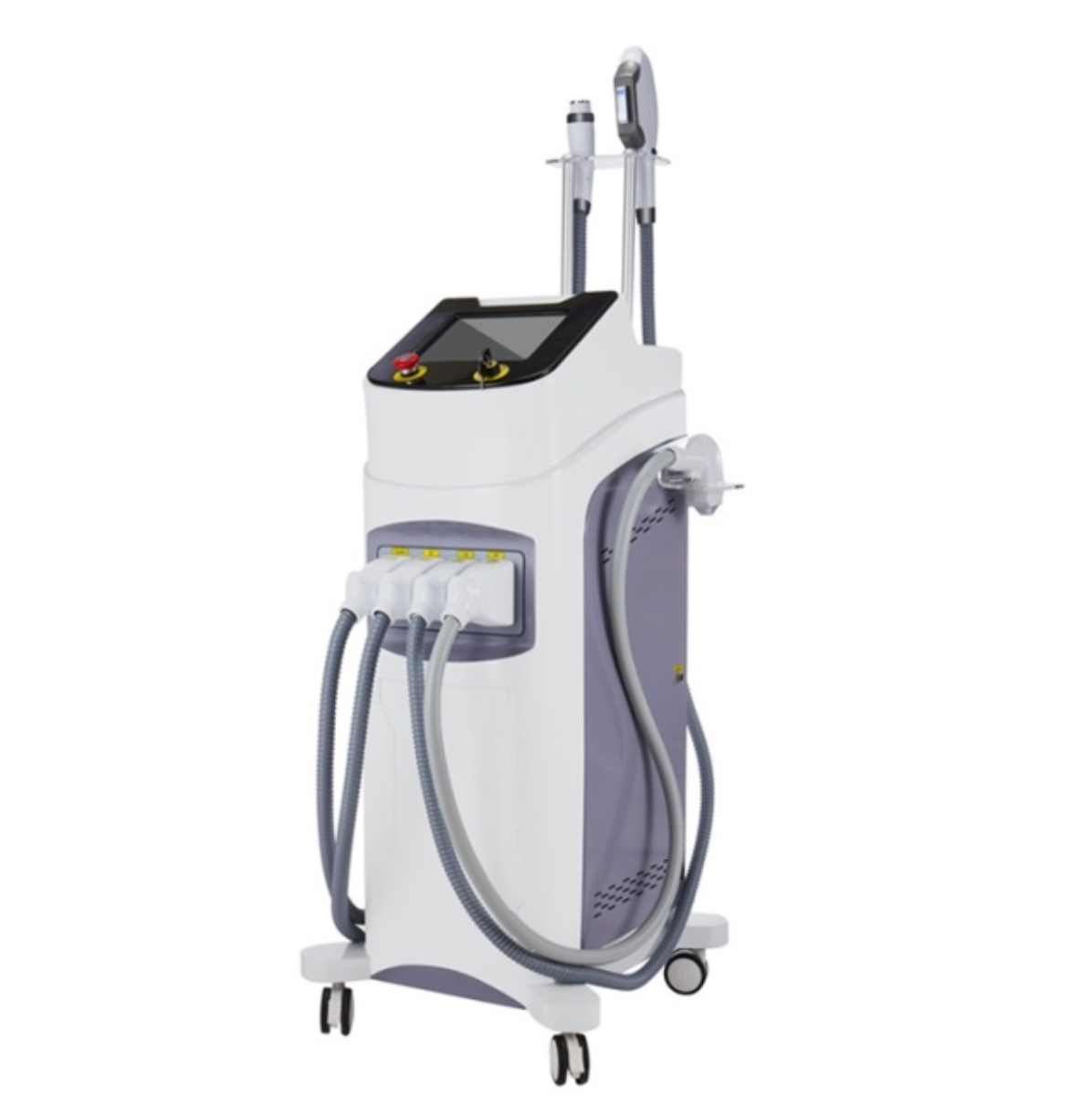 High Efficiency & Quality Multifunctional Laser Machine: 4 in 1 IPL laser technology device for hair removal and other skin treatments.