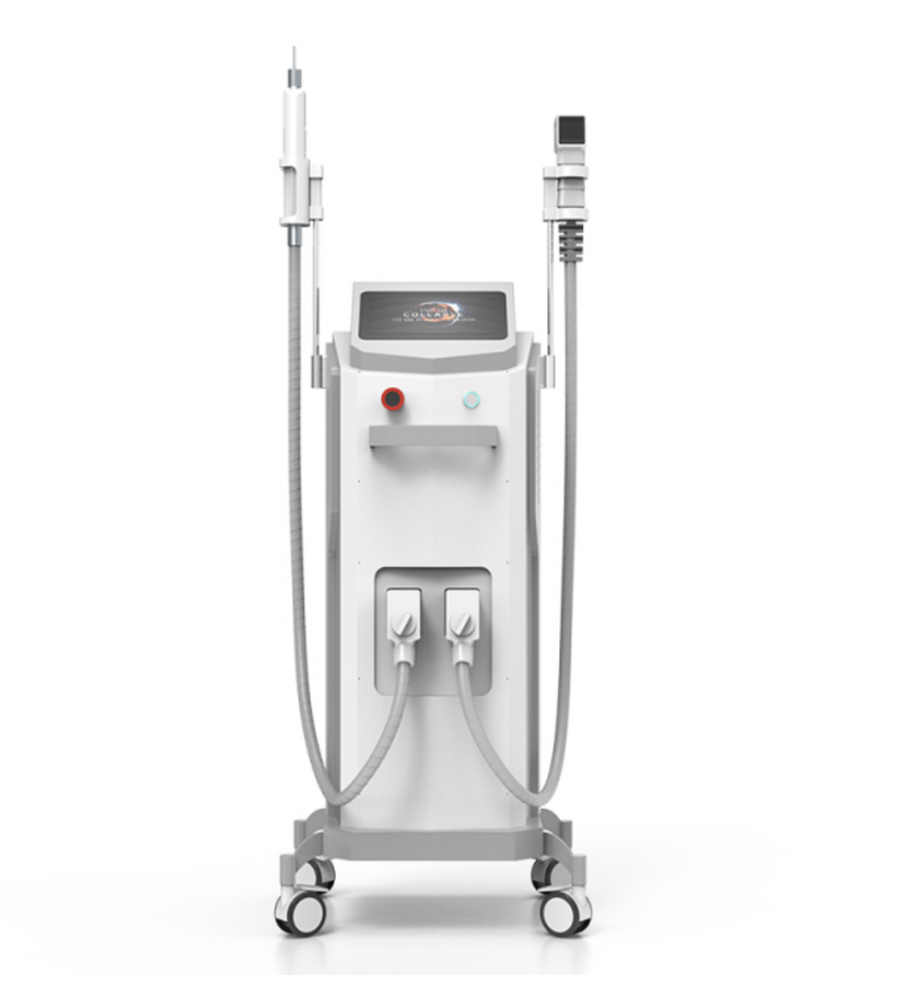 2 in 1 laser hair and tattoo removal machine with 808nm diode laser technology.