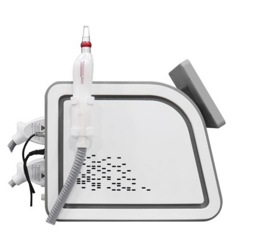 2 in 1 Hair and Tattoo Removal Machine: Combines Nd:YAG laser for tattoo removal and 808nm diode laser for hair removal.