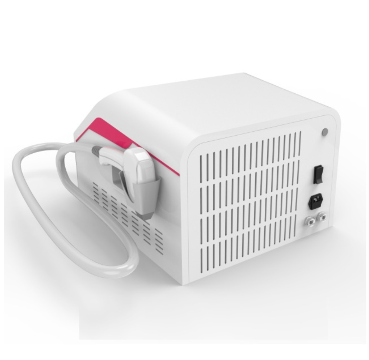 Portable diode laser hair removal equipment with 3 wavelengths: 755nm, 808nm and 1064nm.