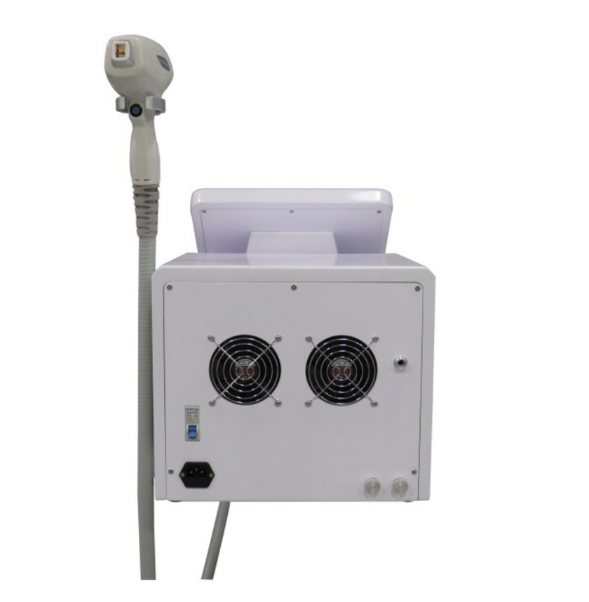 Portable 808nm diode laser hair removal machine.