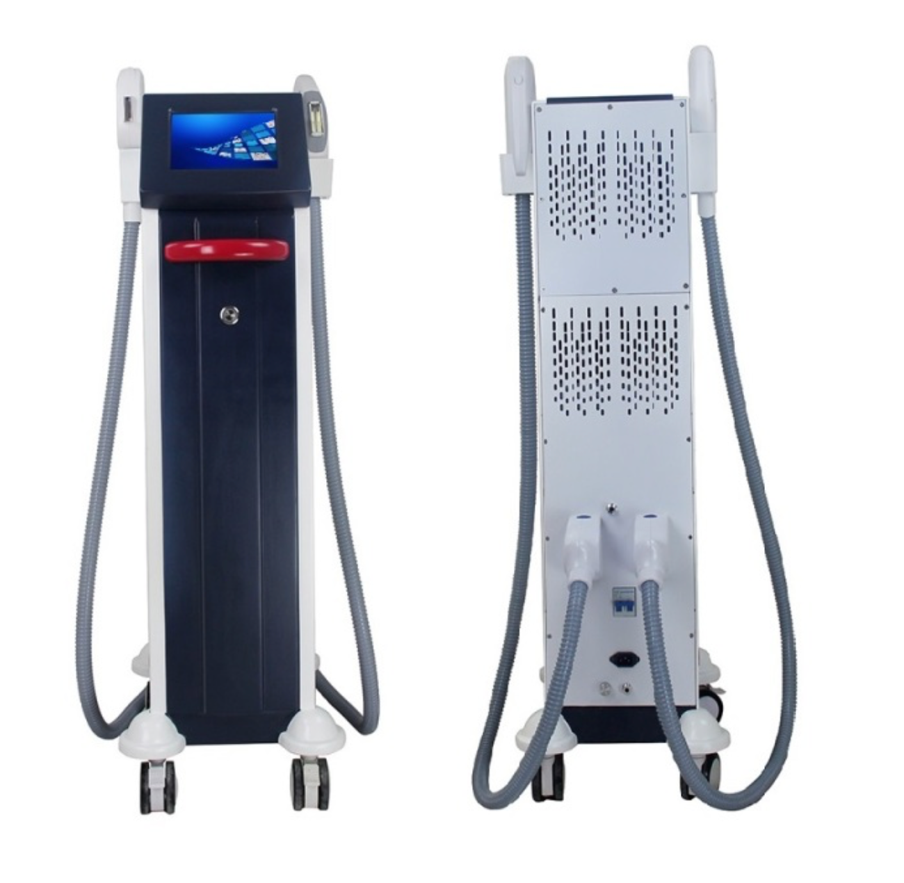 Macchina a 2 Manipoli per la Rimozione dei Peli con LaserSHR Elight