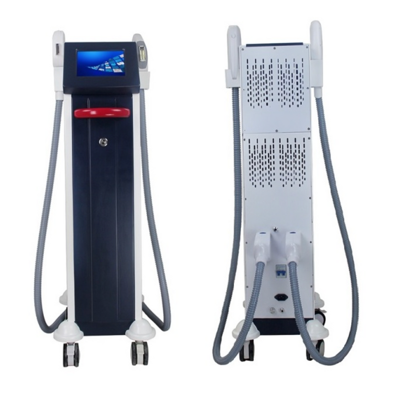 Macchina a 2 Manipoli per la Rimozione dei Peli con LaserSHR Elight