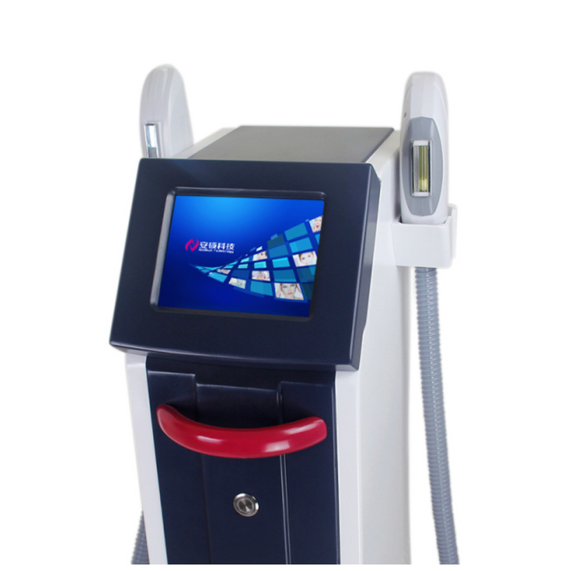 Macchina a 2 Manipoli per la Rimozione dei Peli con LaserSHR Elight