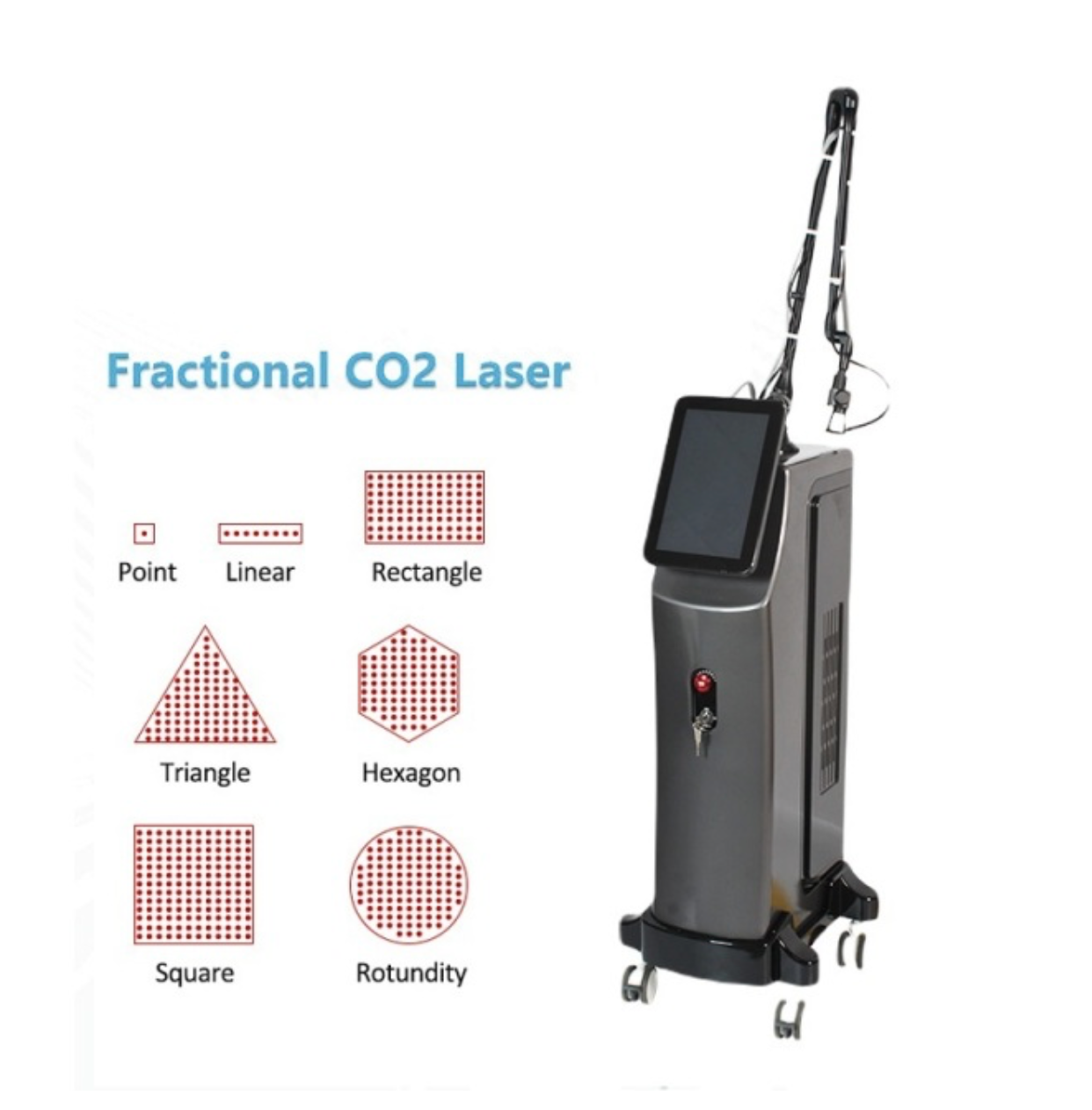 Macchina con Laser Frazionato CO2 per la Rimozione di Cicatrici.