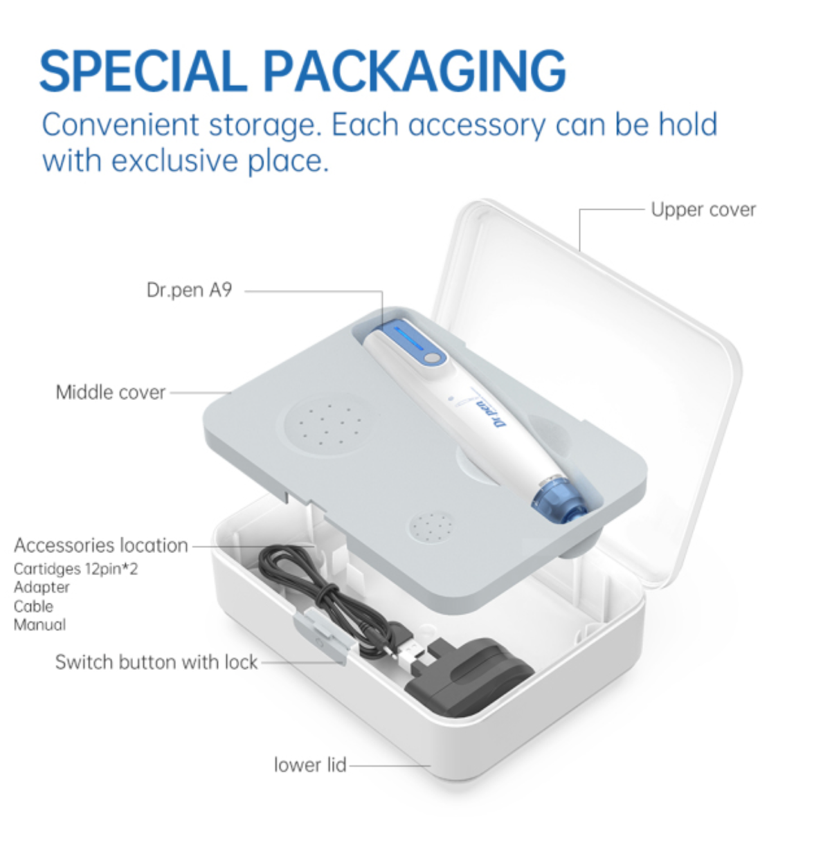 Dr. Pen  - Penna Derma Wireless con Sistema BBGlow