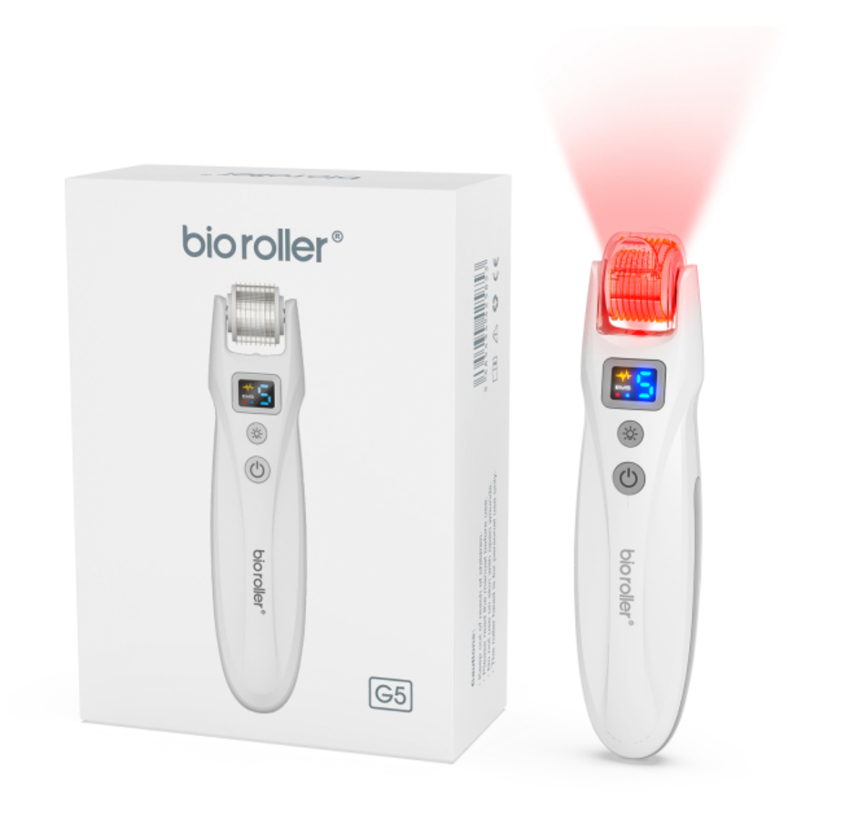 Derma Roller Wireless con Bio Roller