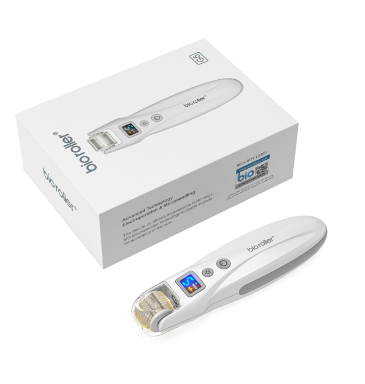 Derma Roller Wireless con Bio Roller