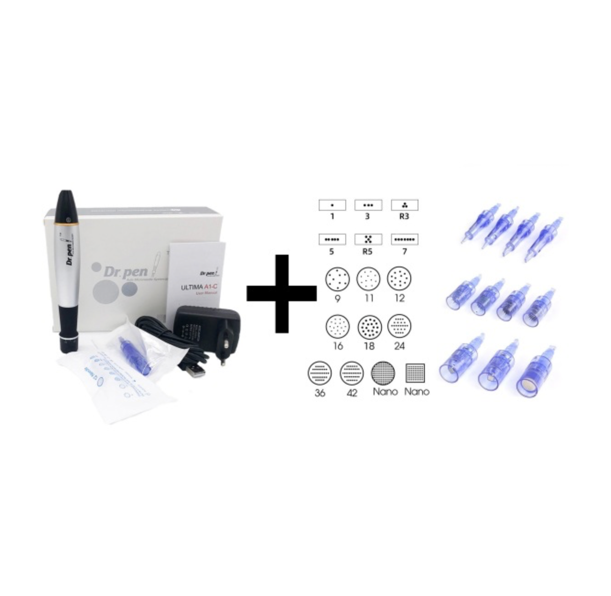 Dr.pen - Penna Derma Wireless per Micro-Needling con Regolazione a 6 Velocità.