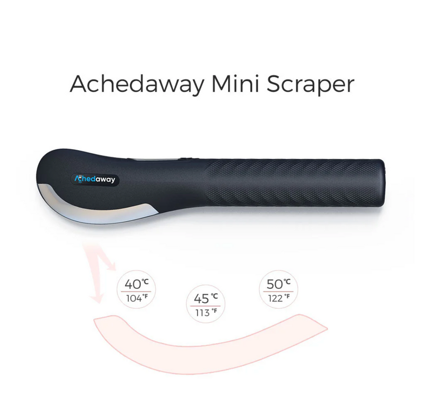 Achedaway Mini Scraper: Instrument portabil încălzit pentru terapia de răzuire