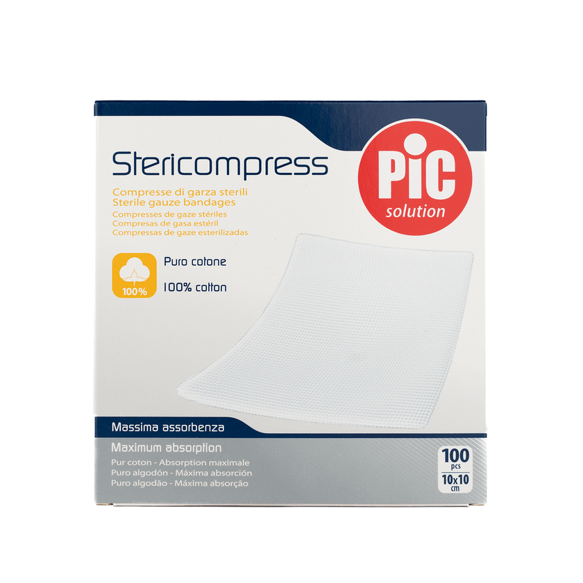 STERICOMPRESS GARZE STERILI COTONE - OSTEOPHARMA™