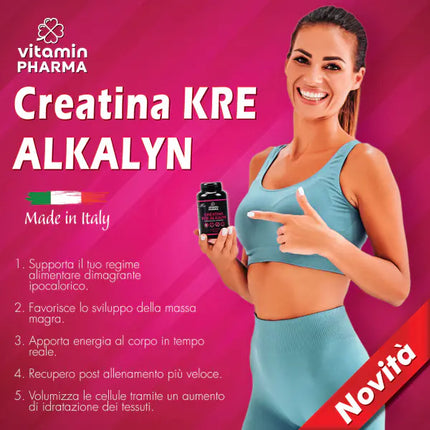 CREATINA MONOIDRATO 120 caps – KRE ALKALYN - OSTEOPHARMA™