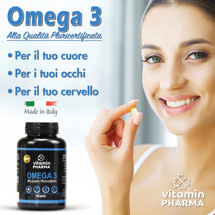 OMEGA-3 TOTAL PROTECT 5 Stars – 120 Perle - OSTEOPHARMA™