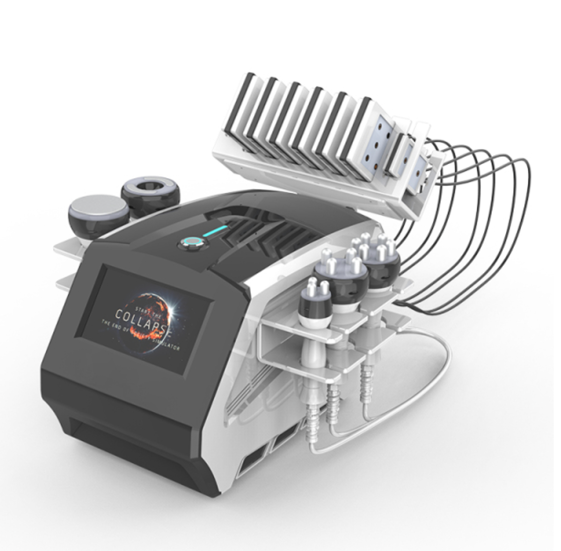 Newest 5 Handle 80khz Cavitation Vacuum RF Slimming Machine With Diode Laser Pads - OSTEOPHARMA™