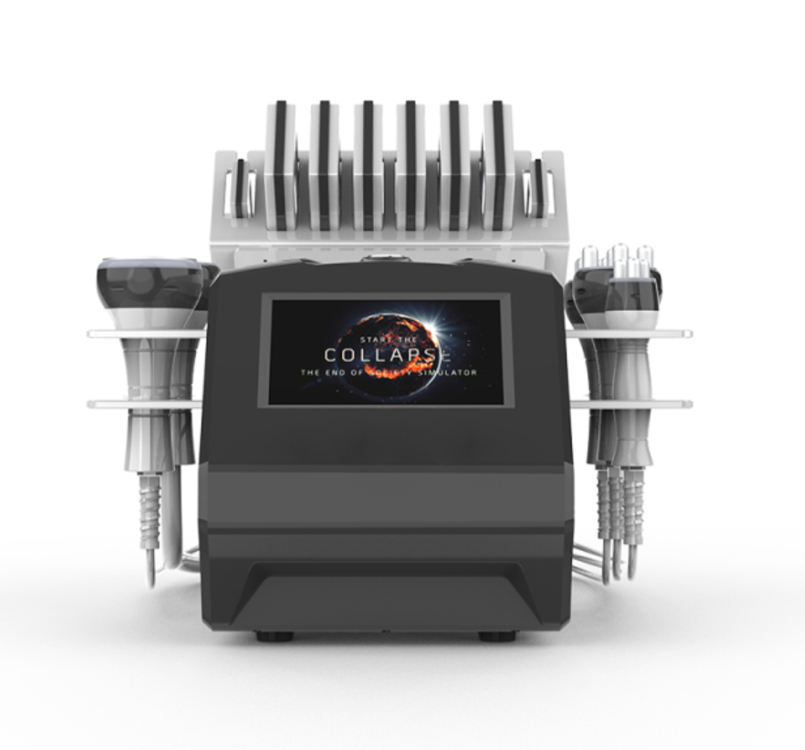 Newest 5 Handle 80khz Cavitation Vacuum RF Slimming Machine With Diode Laser Pads - OSTEOPHARMA™
