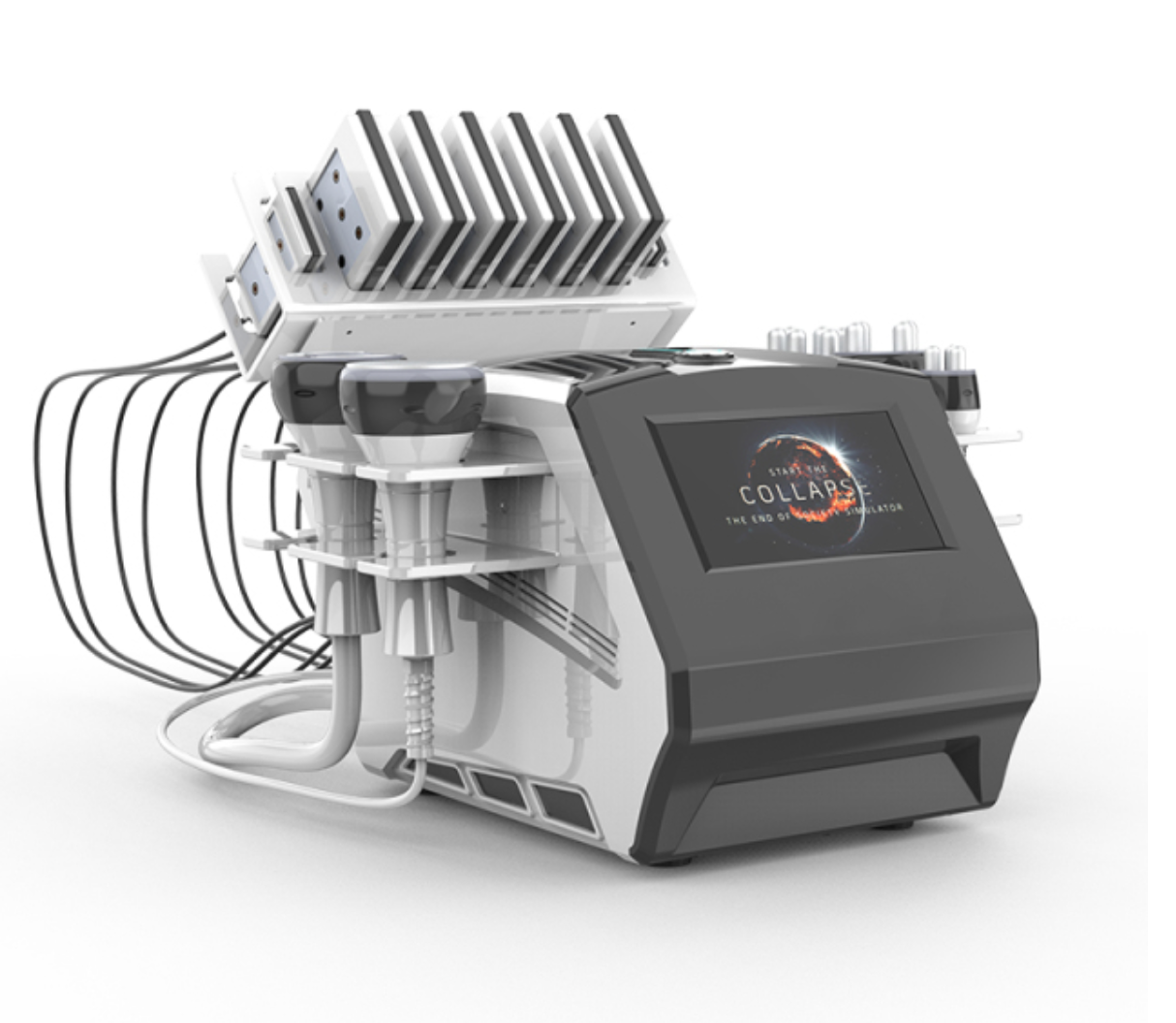 Newest 5 Handle 80khz Cavitation Vacuum RF Slimming Machine With Diode Laser Pads - OSTEOPHARMA™