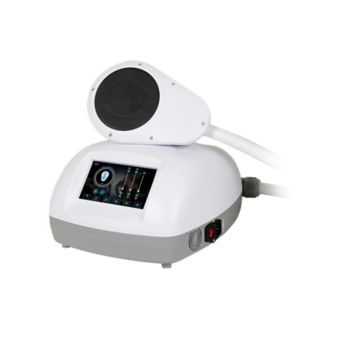 Macchina EMS portatile per uso domestico con tecnologia HI-EMT, ideale per sviluppare i muscoli e bruciare il grasso. - CareMart