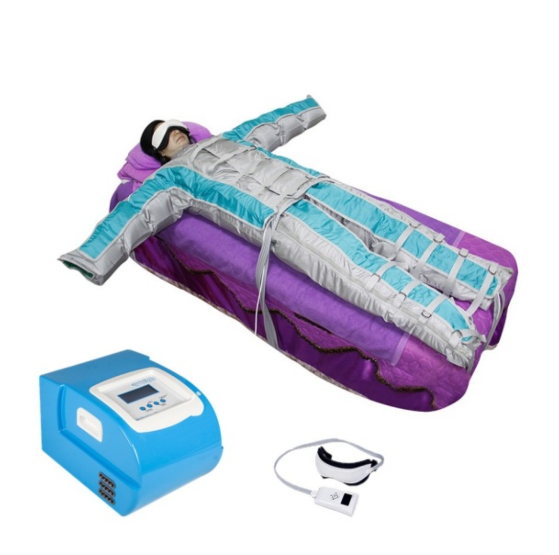 Macchina per Pressoterapia Detossificante e Drenaggio Linfatico Massaggio Dimagrante - Top di Vendita - CareMart