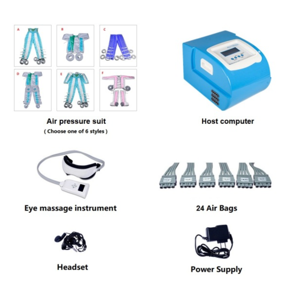 Macchina per Pressoterapia Detossificante e Drenaggio Linfatico Massaggio Dimagrante - Top di Vendita - CareMart