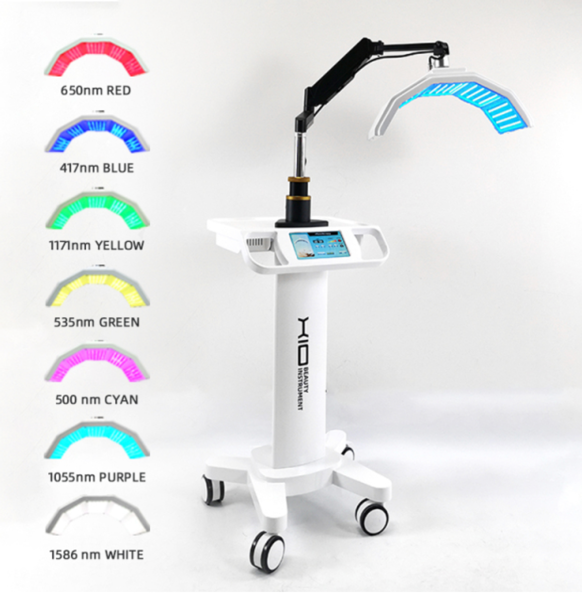 Macchina per terapia della luce PDT a 7 colori con 273 perle LED per il ringiovanimento della pelle. - CareMart
