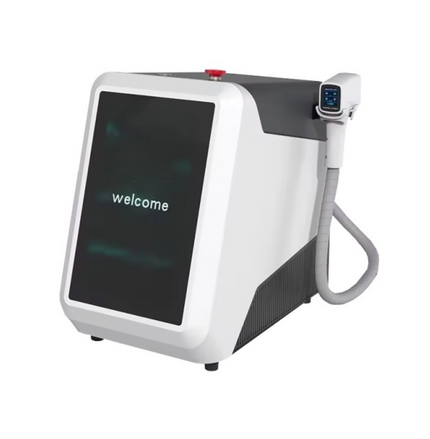 Portable hair removal machine with 3 wavelength diode laser (808nm, 790nm, 1060nm). 