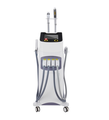 High Efficiency & Quality Multifunctional Laser Machine: 4 in 1 IPL laser technology device for hair removal and other skin treatments.