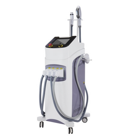 High Efficiency & Quality Multifunctional Laser Machine: 4 in 1 IPL laser technology device for hair removal and other skin treatments.