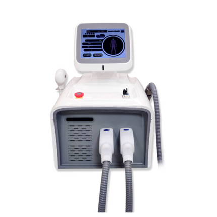 Portable 2 in 1 PicoLaser/808nm Diode Laser Machine for Hair Removal, Carbon Peeling and Tattoo Removal.
