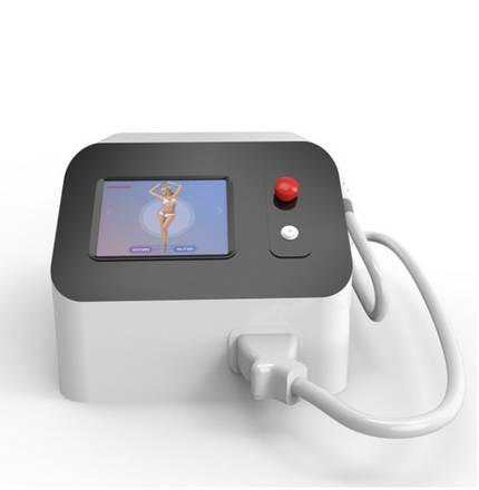 Portable diode laser hair removal equipment with 3 wavelengths: 755nm, 808nm and 1064nm.