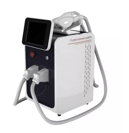 Macchina 3 in 1 per il ringiovanimento cutaneo con laser YAG, RF e IPL
