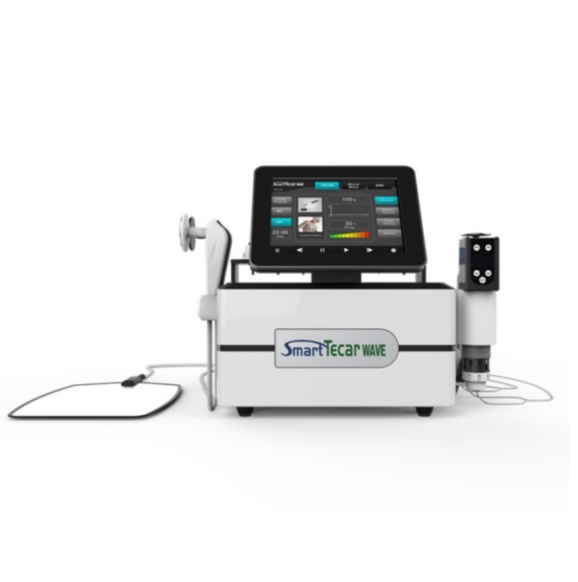 Macchina 3 in 1 Tecar + Onde d'Urto + Terapia EMS