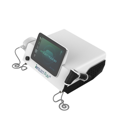 Aparat de terapie combinată cu vibrații ultraprofunde și unde de șoc de 10 bar pentru ameliorarea durerii.