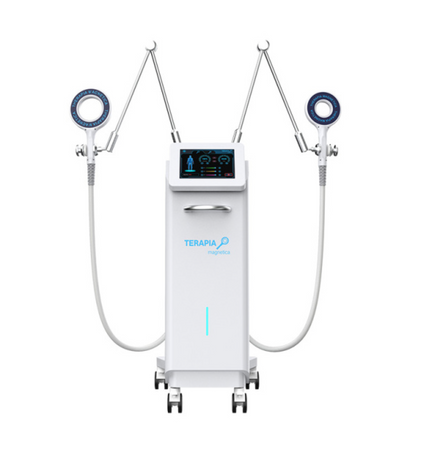 Dispozitiv de terapie magnetică cu puls cu mâner dublu