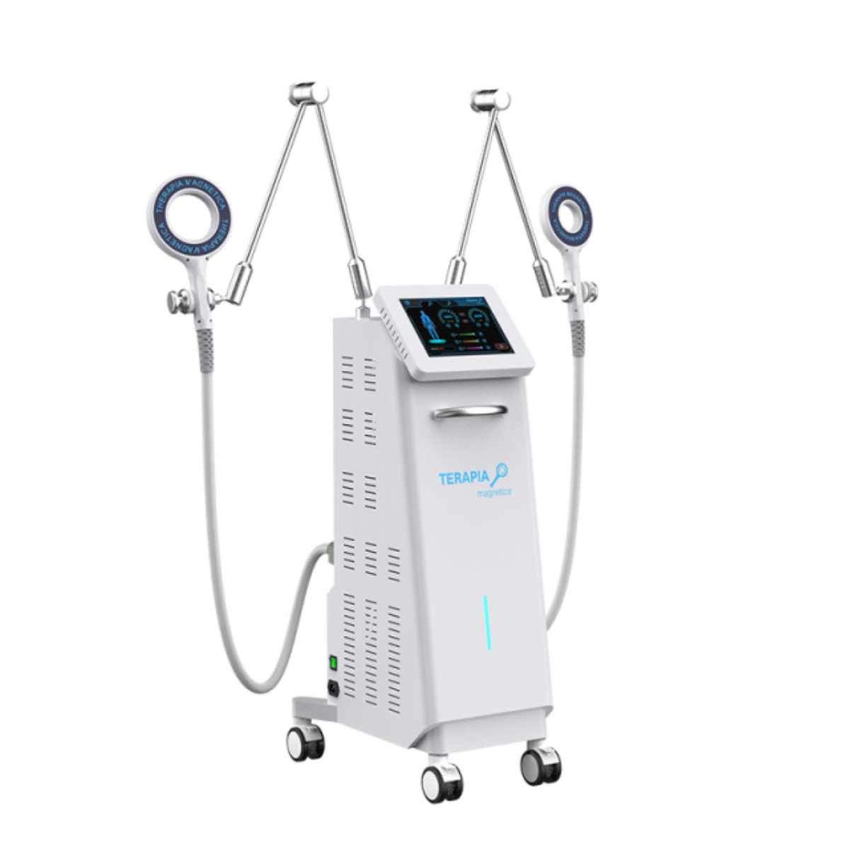 Dispozitiv de terapie magnetică cu puls cu mâner dublu