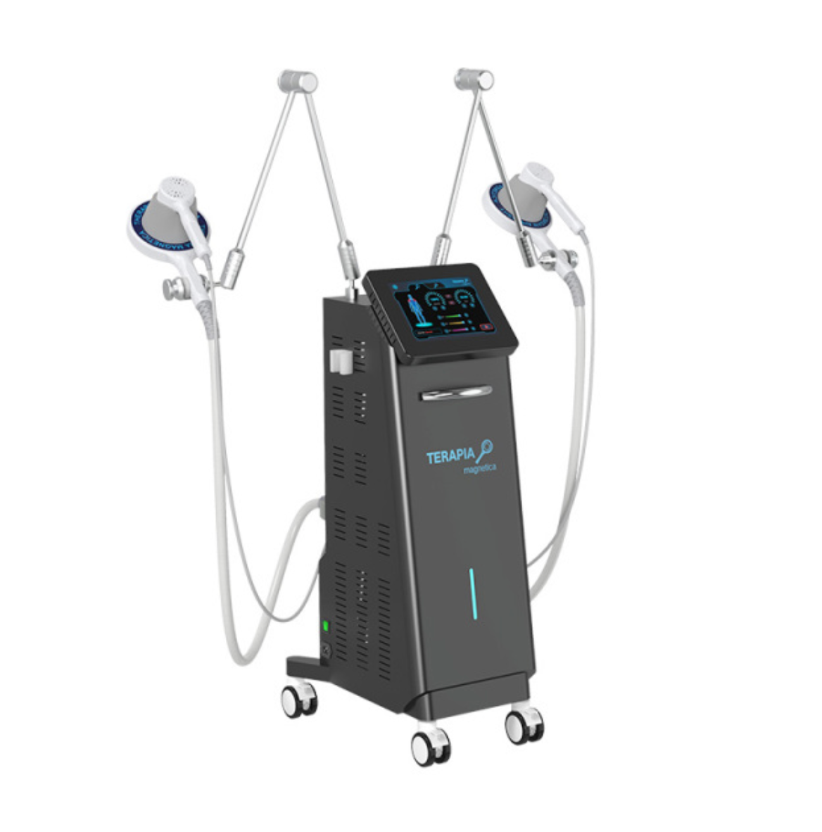 Dispozitiv de terapie magnetică cu puls PEMF cu 4 mânere