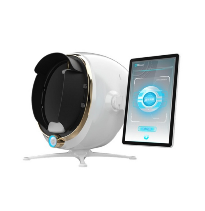 Portable Wooden Lamp Magic Mirror 36 Million Pixels High-Tech Skin Analyzer