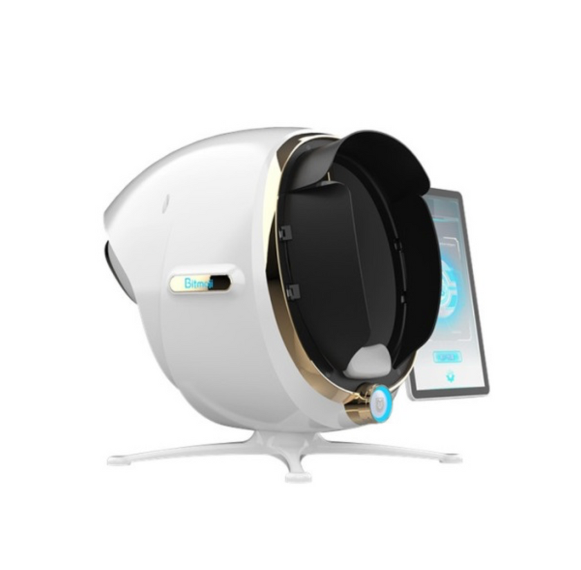 Portable Wooden Lamp Magic Mirror 36 Million Pixels High-Tech Skin Analyzer