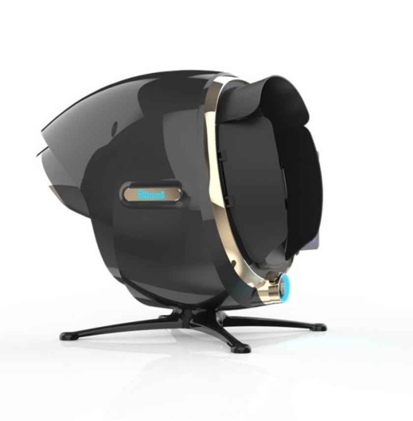 Portable Wooden Lamp Magic Mirror 36 Million Pixels High-Tech Skin Analyzer