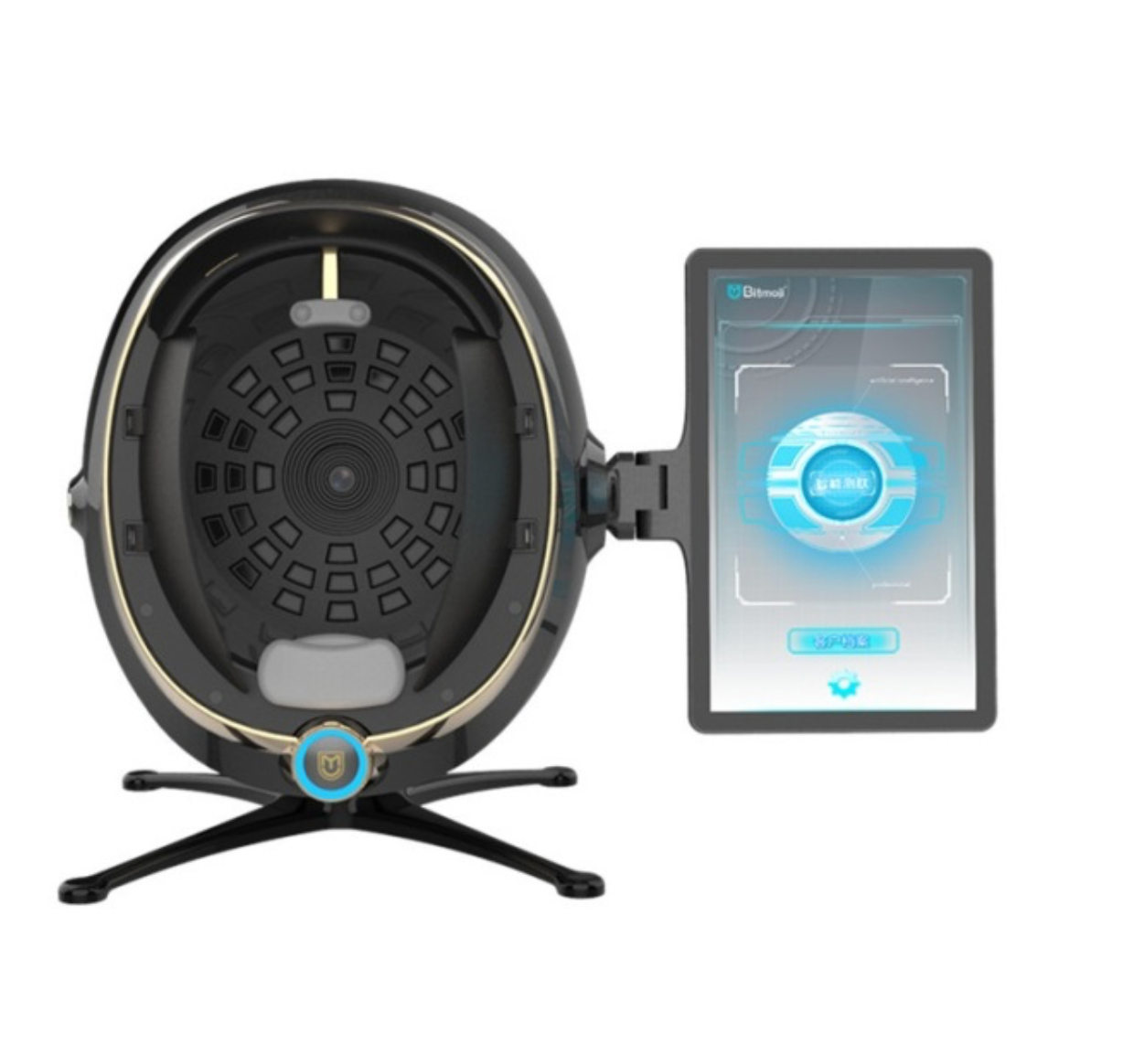 Portable Wooden Lamp Magic Mirror 36 Million Pixels High-Tech Skin Analyzer